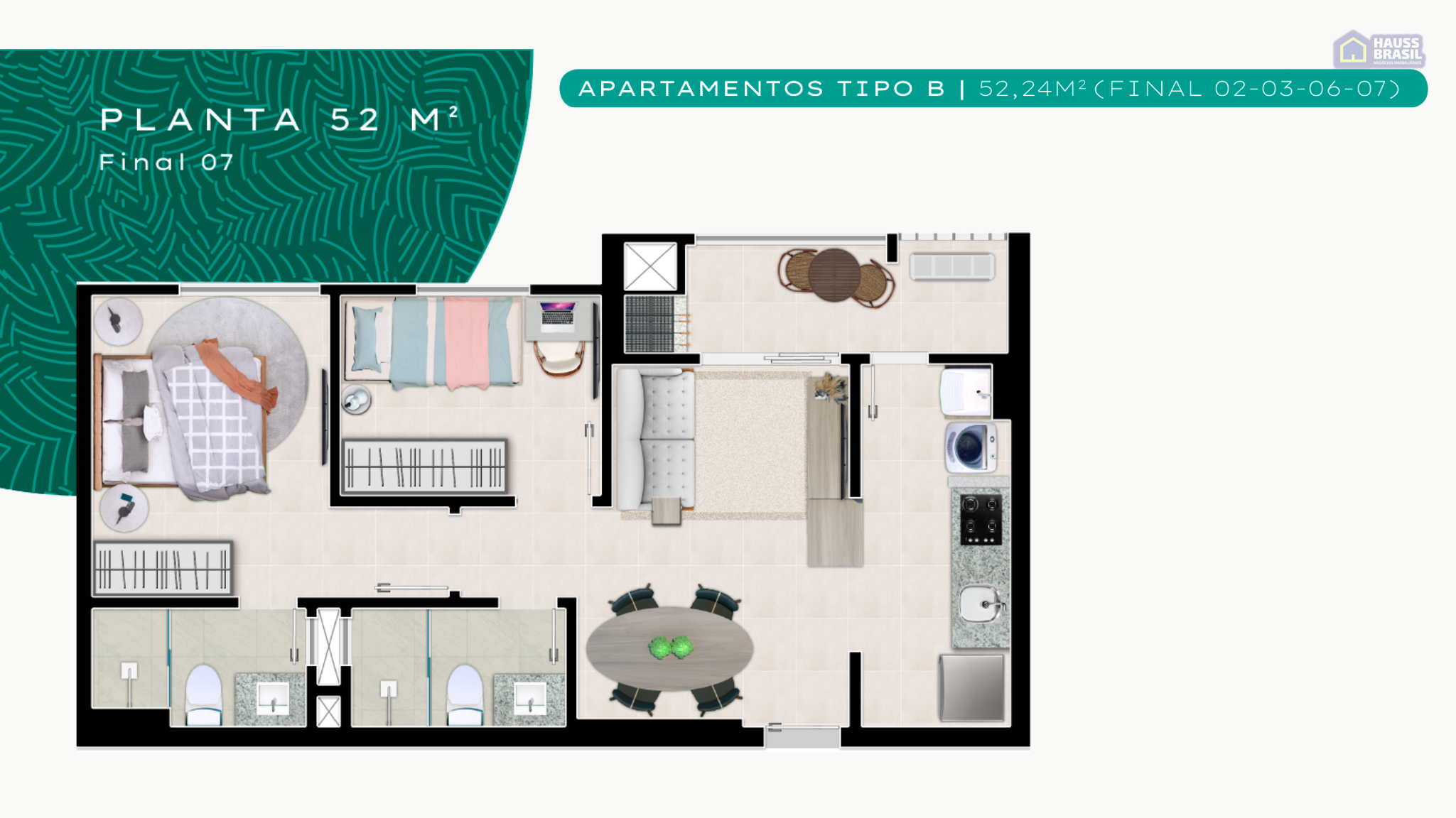 MySB Beira Rio | Apartamentos de 2 quartos com suíte na Avenida Beira Rio - foto 8