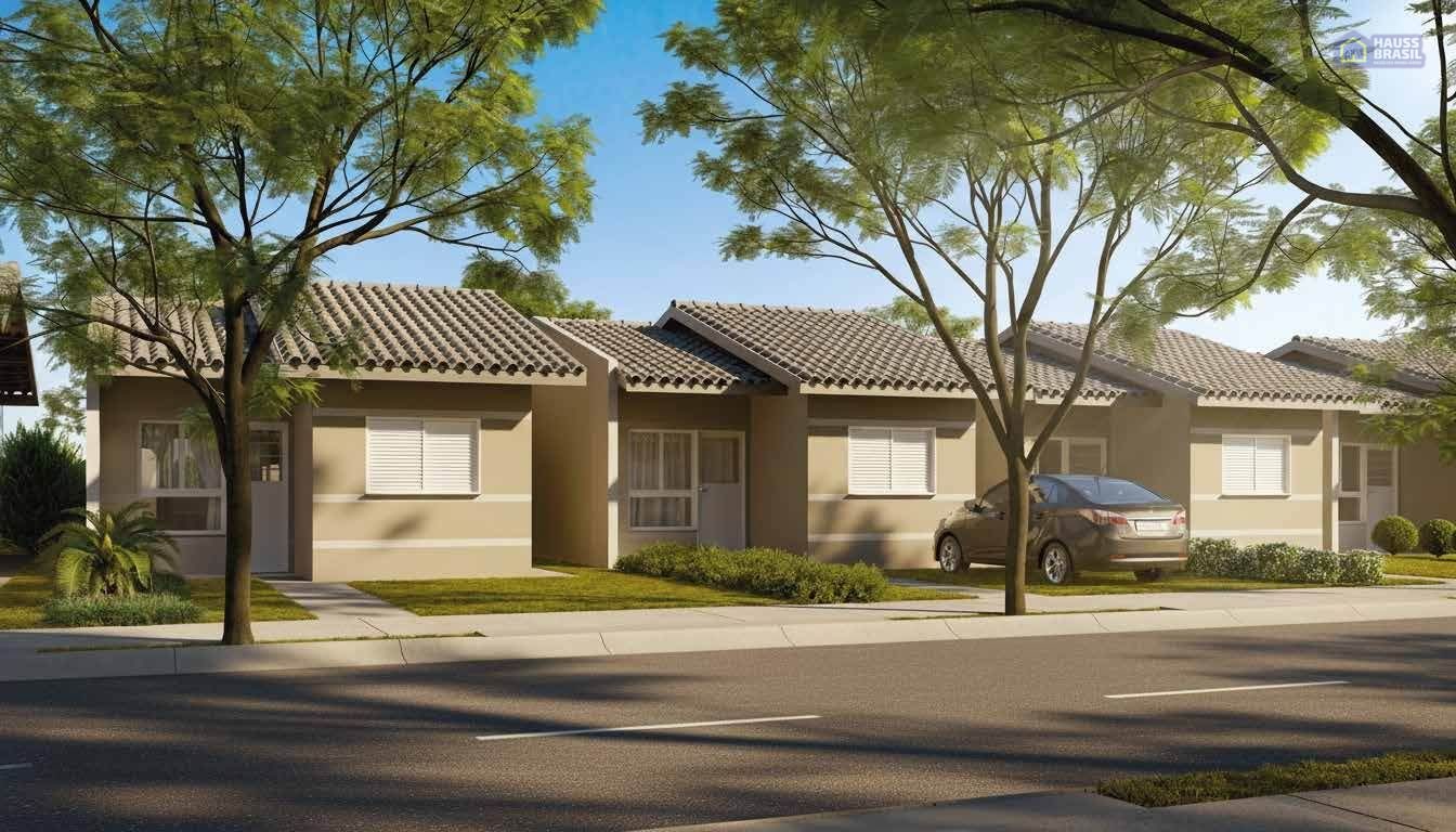 Casas térreas não geminadas do Villaggio Orquídeas II no Pedra 90, Cuiabá